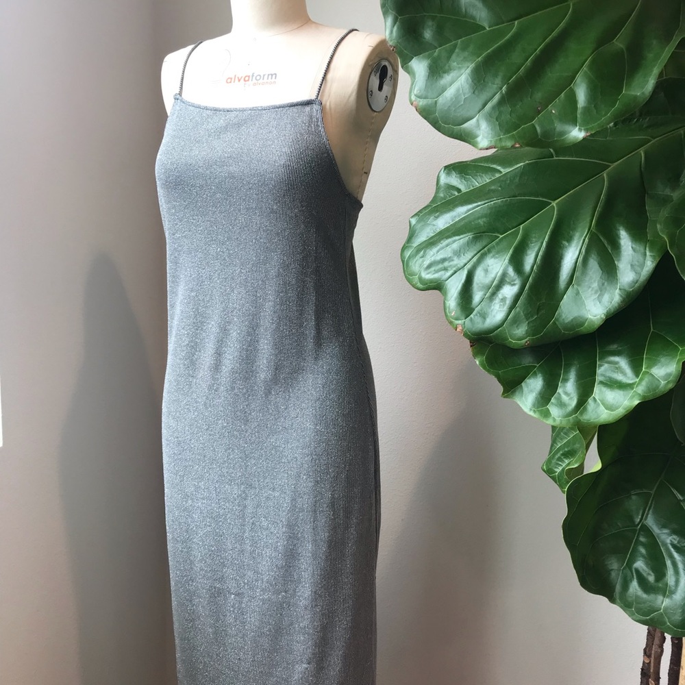 🔥FLASH SALE🔥 Holographic Glitter Lurex Knit Slip